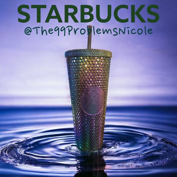 Starbucks Oil Slick Rainbow Iridescent Tumbler - Picture 8 of 10